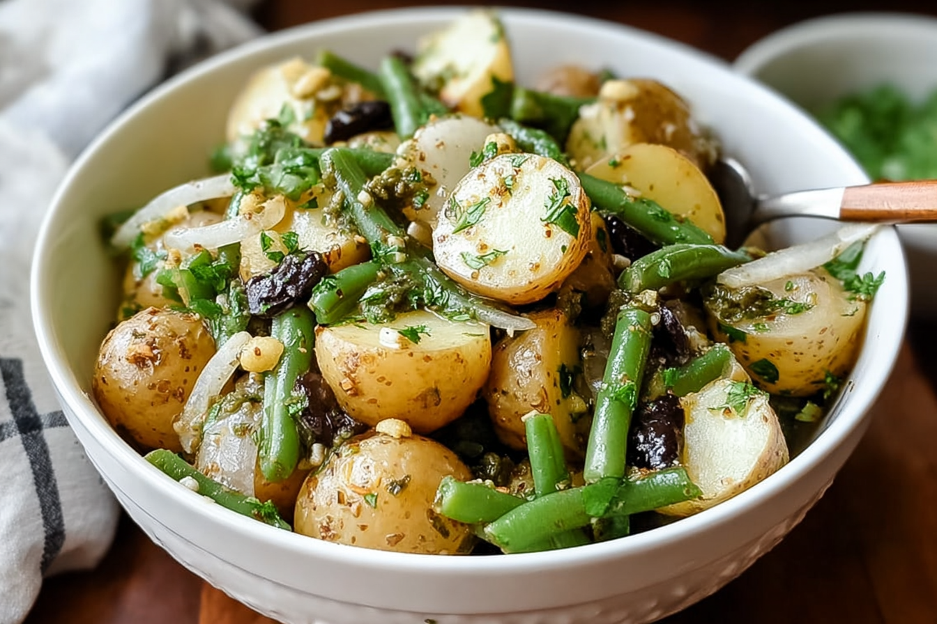 French Potato Salad Recipes With Classic And Fresh Flavor Ideas 6 French Style Potato And Green Bean Salad