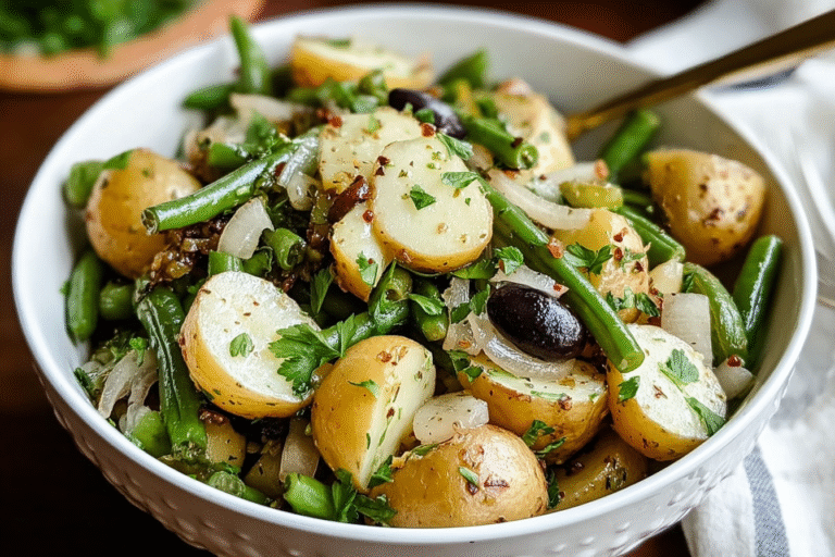 French Style Potato And Green Bean Salad 86.Png
