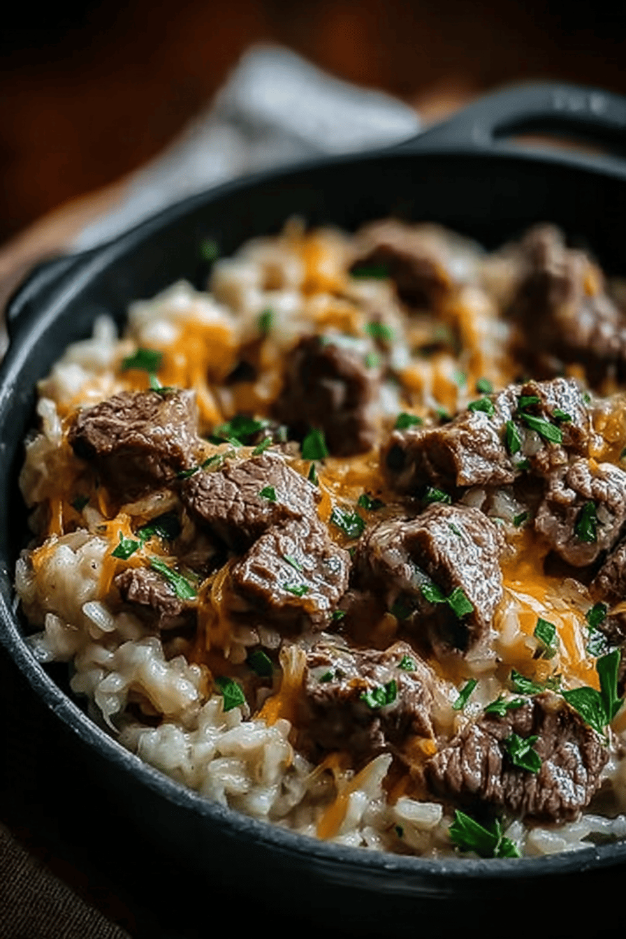 Garlic Butter Beef Skillet