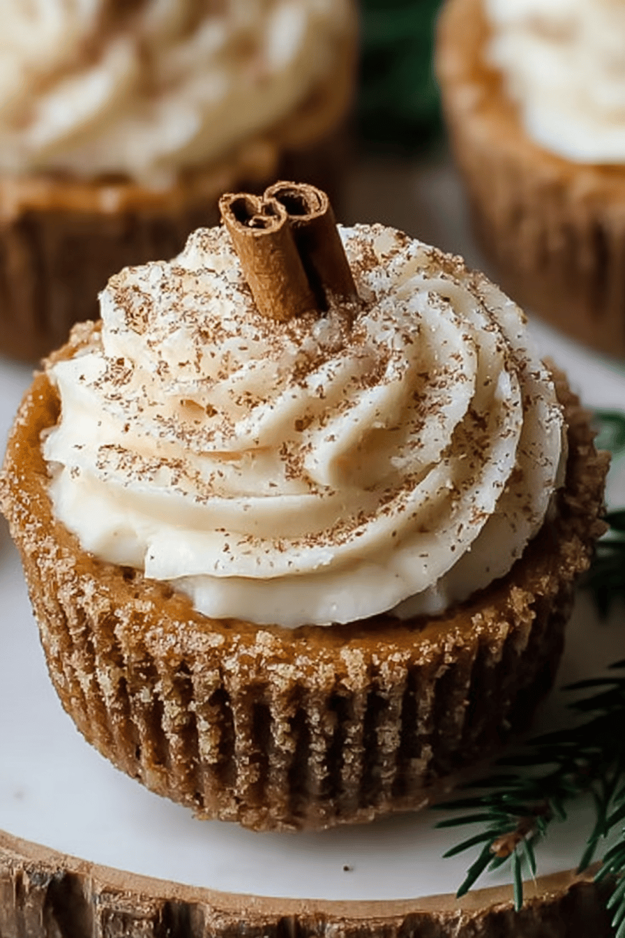 Gingerbread Cheesecake Cups