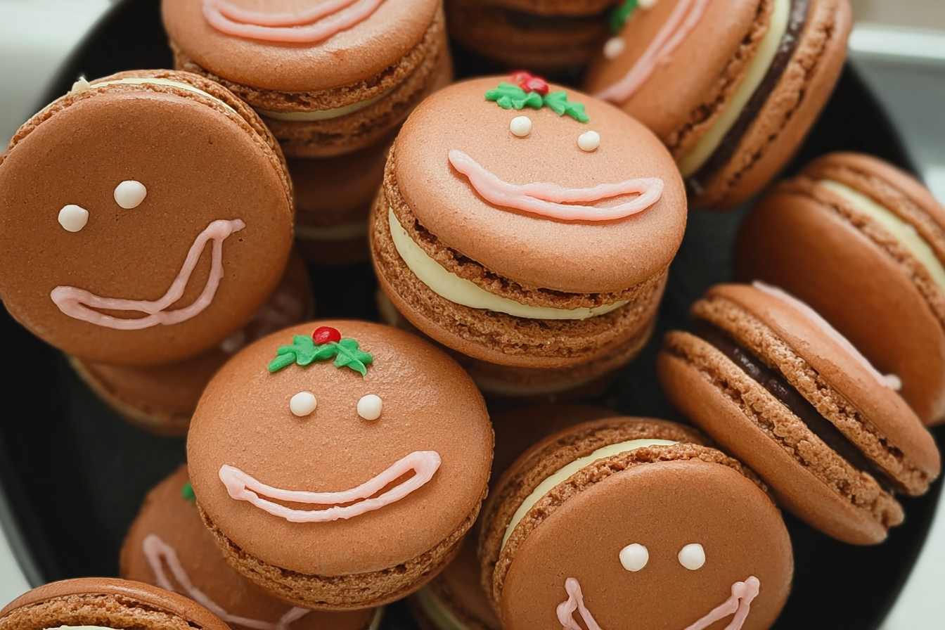 Gingerbread Macarons