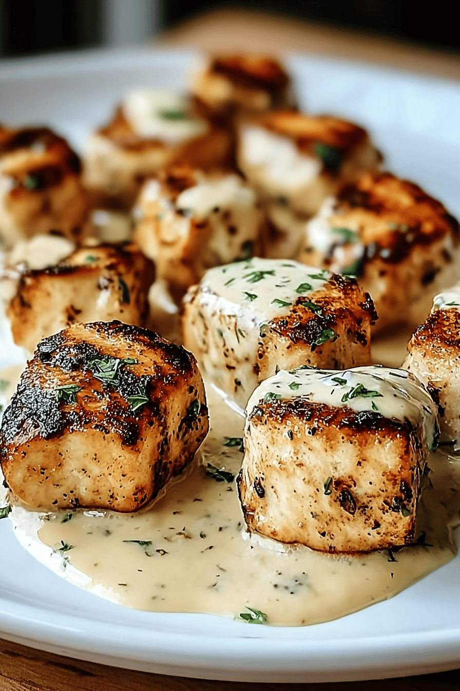 Grilled Chicken Creamy Garlic