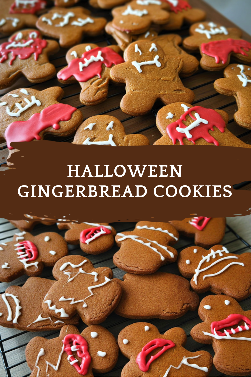 Halloween Gingerbread Cookies