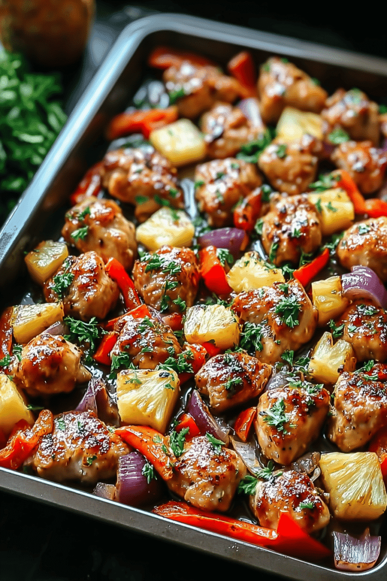 Hawaiian Chicken Sheet Pan Dinner 94.Png