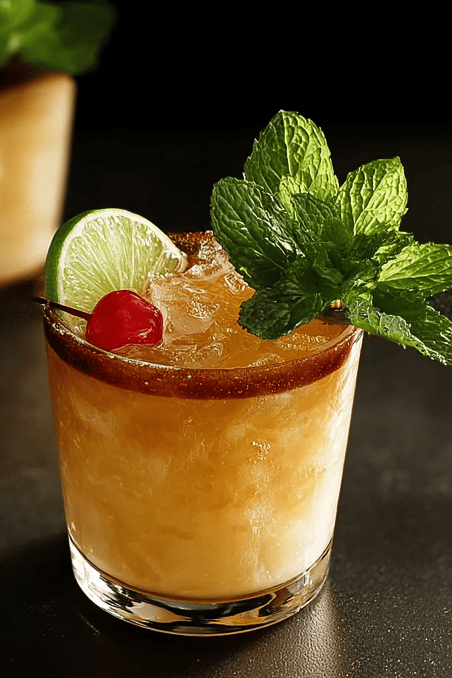 Hawaiian Mai Tai Cocktail