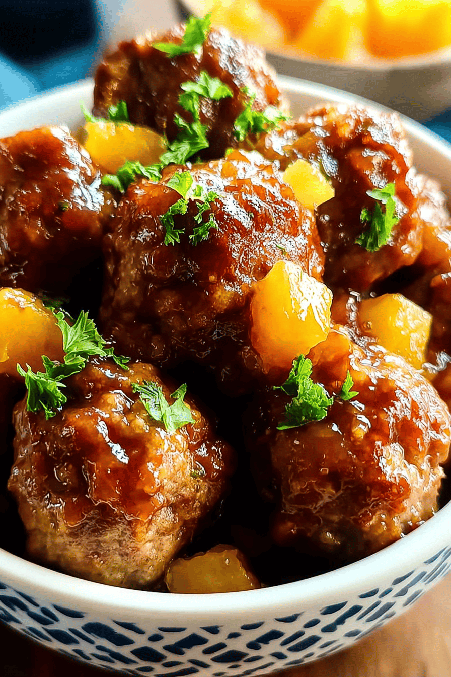 Hawaiian Meatballs