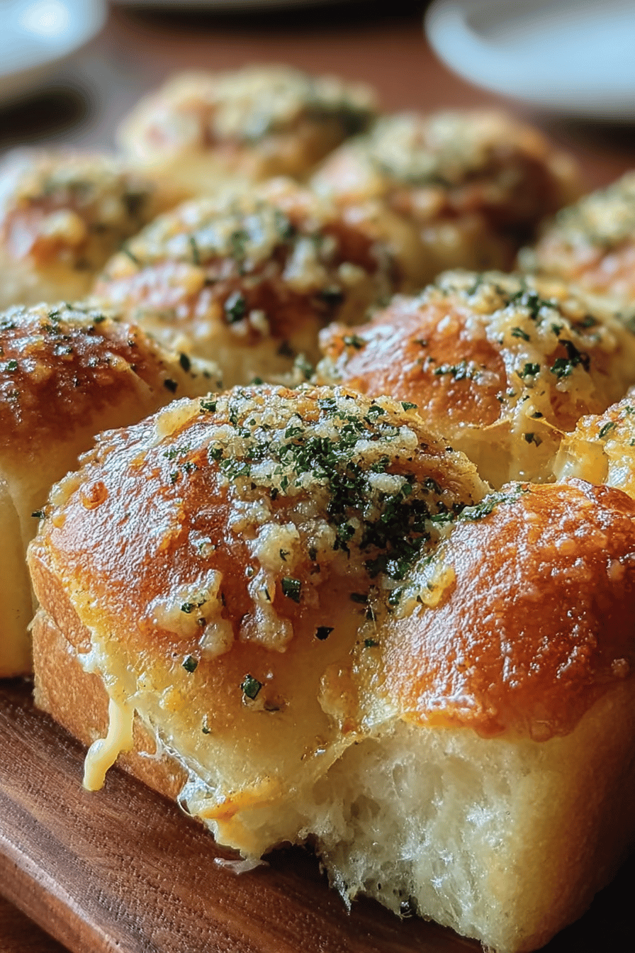 Hawaiian Roll Garlic Bread