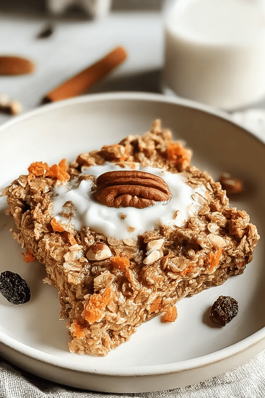 Carrot Cake Oatmeal Recipe With Warm Spices And Sweet Carrots 6 Healthy Carrot Cake Oatmeal
