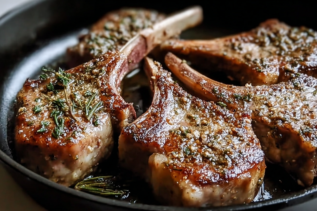 Herb Crusted Lamb Shoulder Chop