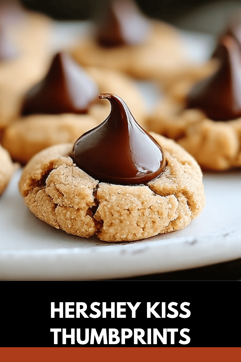 Hershey Kiss Thumbprints