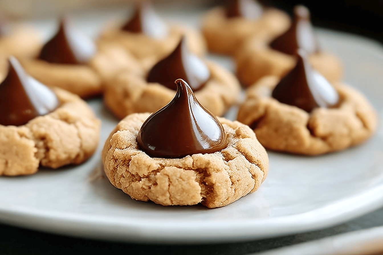 Hershey Kiss Thumbprints