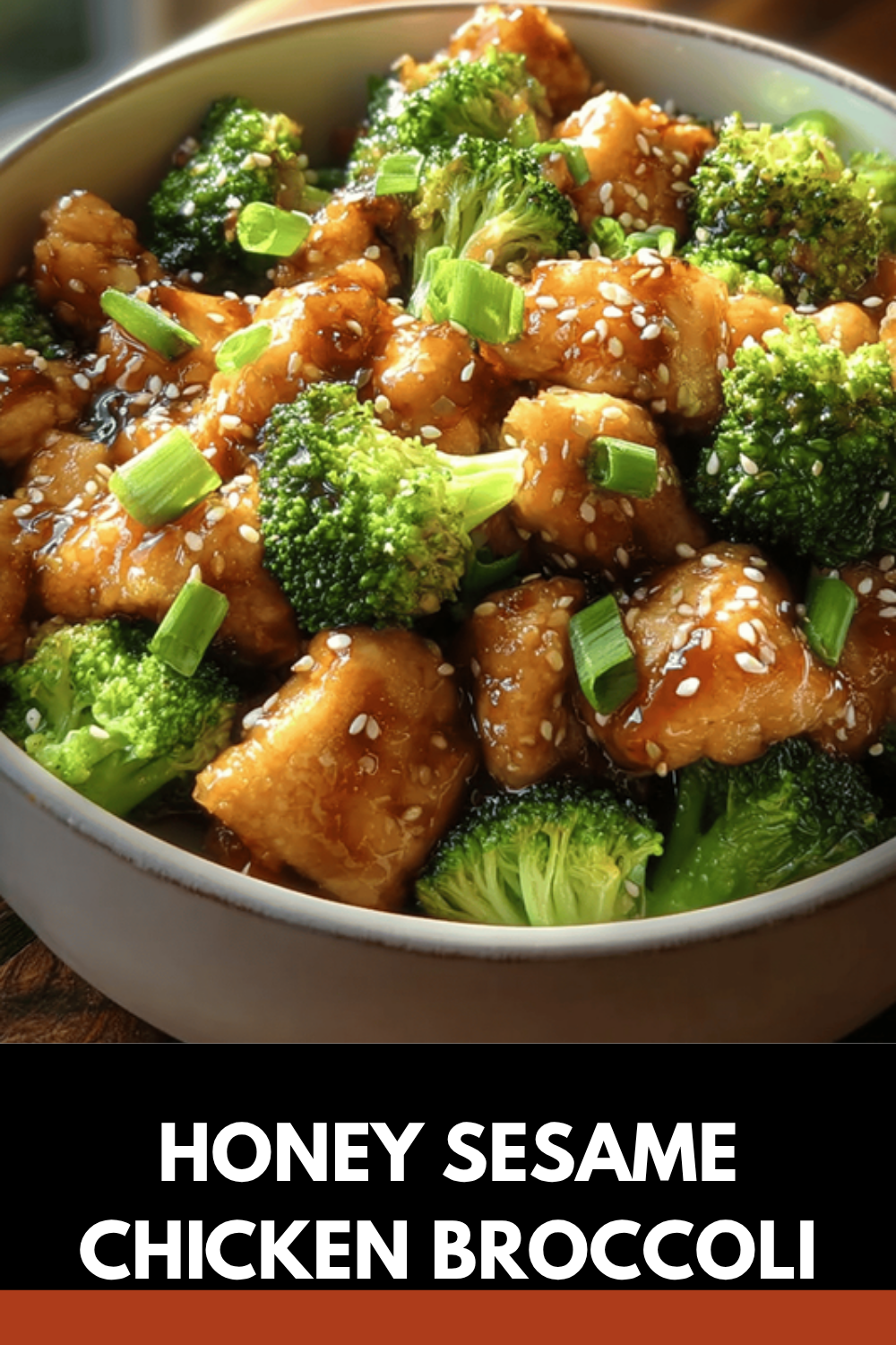Honey Sesame Chicken Broccoli