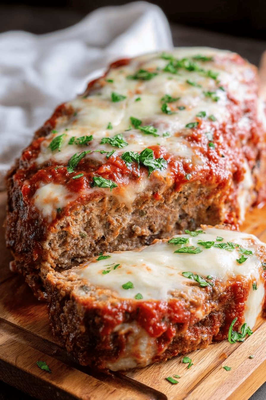 Italian Meatloaf Marinara Cheese