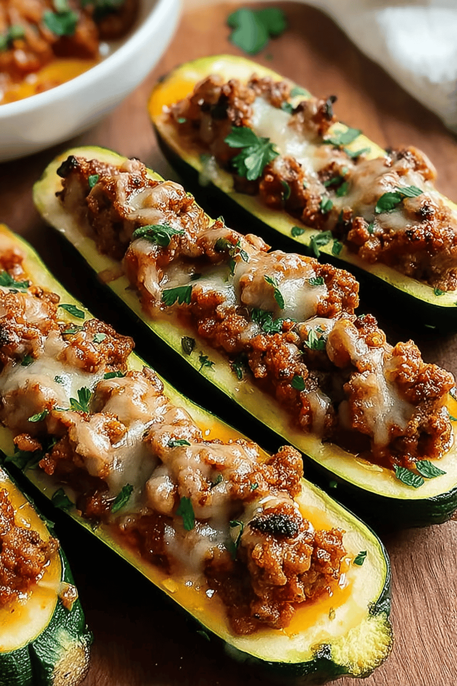 Stuffed Zucchini Boats With Savory Filling Recipes For Any Meal 6 Italian Sausage Zucchini Boats