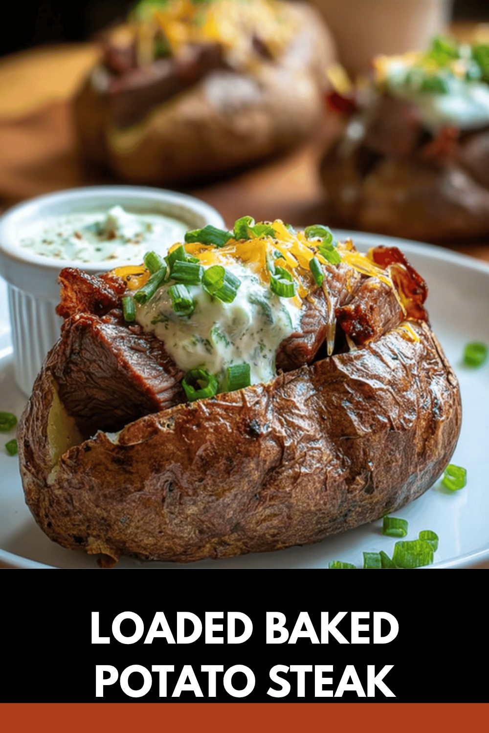 Loaded Baked Potato With Juicy Steak Bites And Savory Toppings 7 Loaded Baked Potato Steak