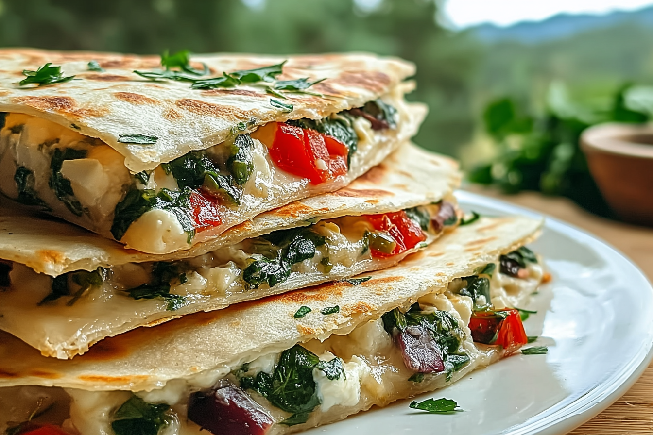 Mediterranean Quesadilla
