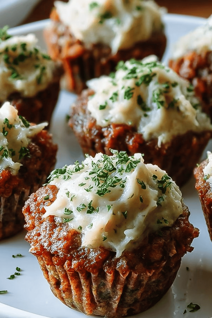 Mini Meatloaf Muffins