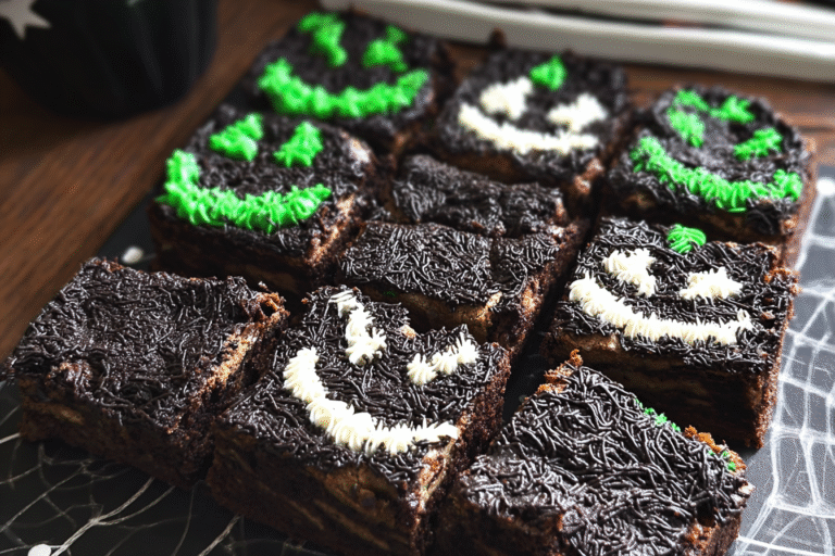 Nightmare Before Christmas Chocolate Sugar Cookie Bars 15.Png