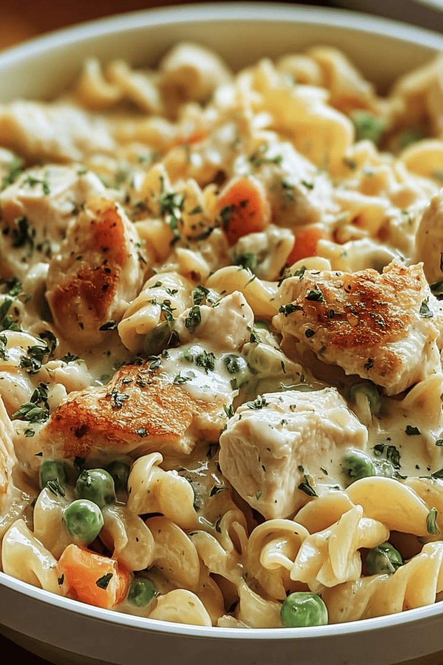 One Pot Creamy Chicken Pasta