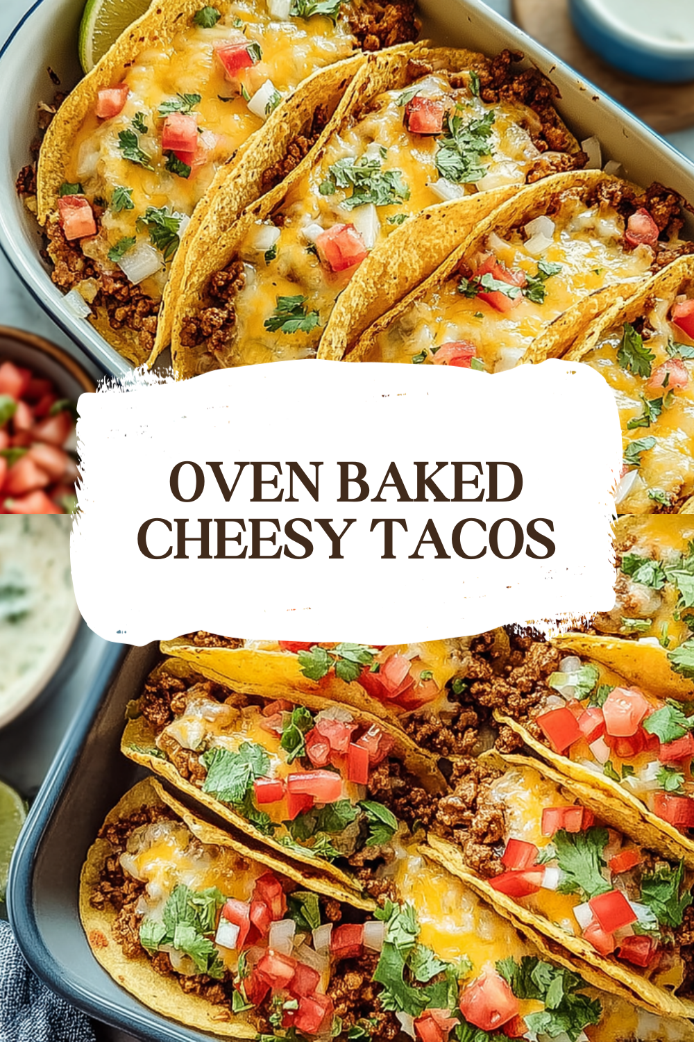Oven Baked Cheesy Tacos