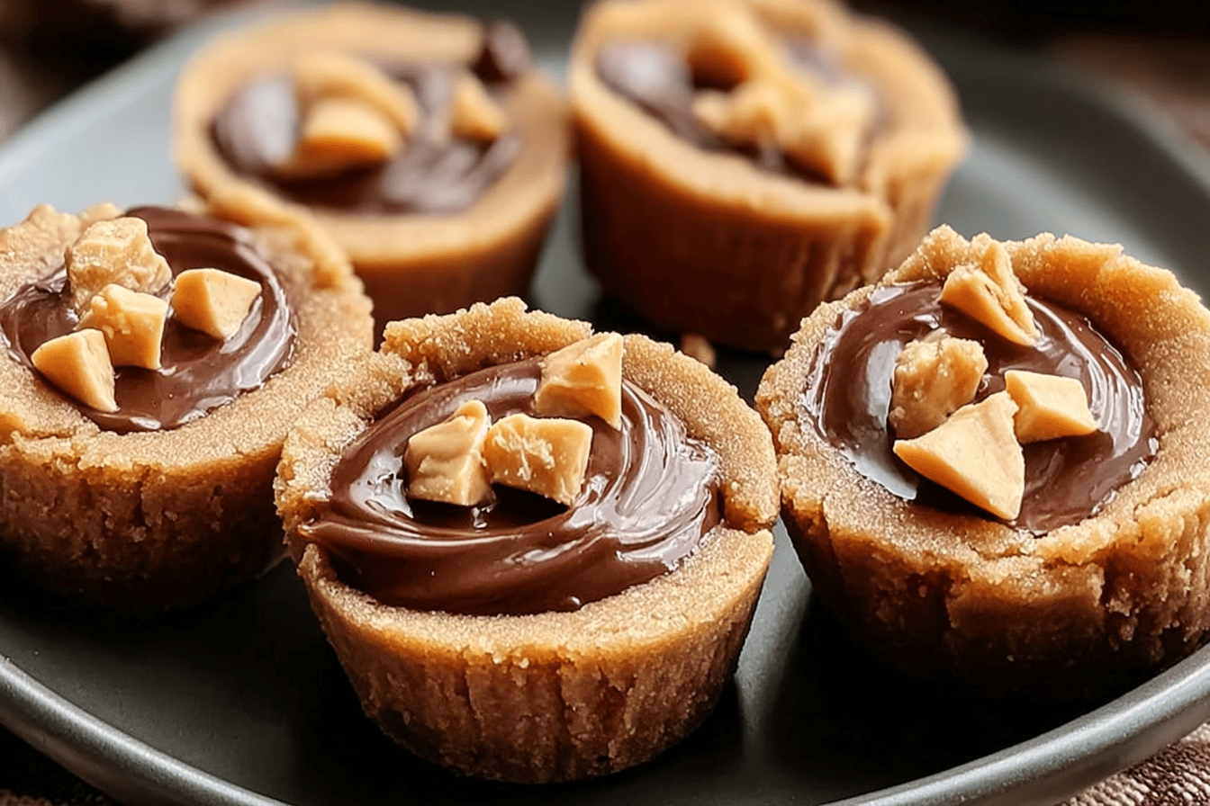 Peanut Butter Fudge Puddles