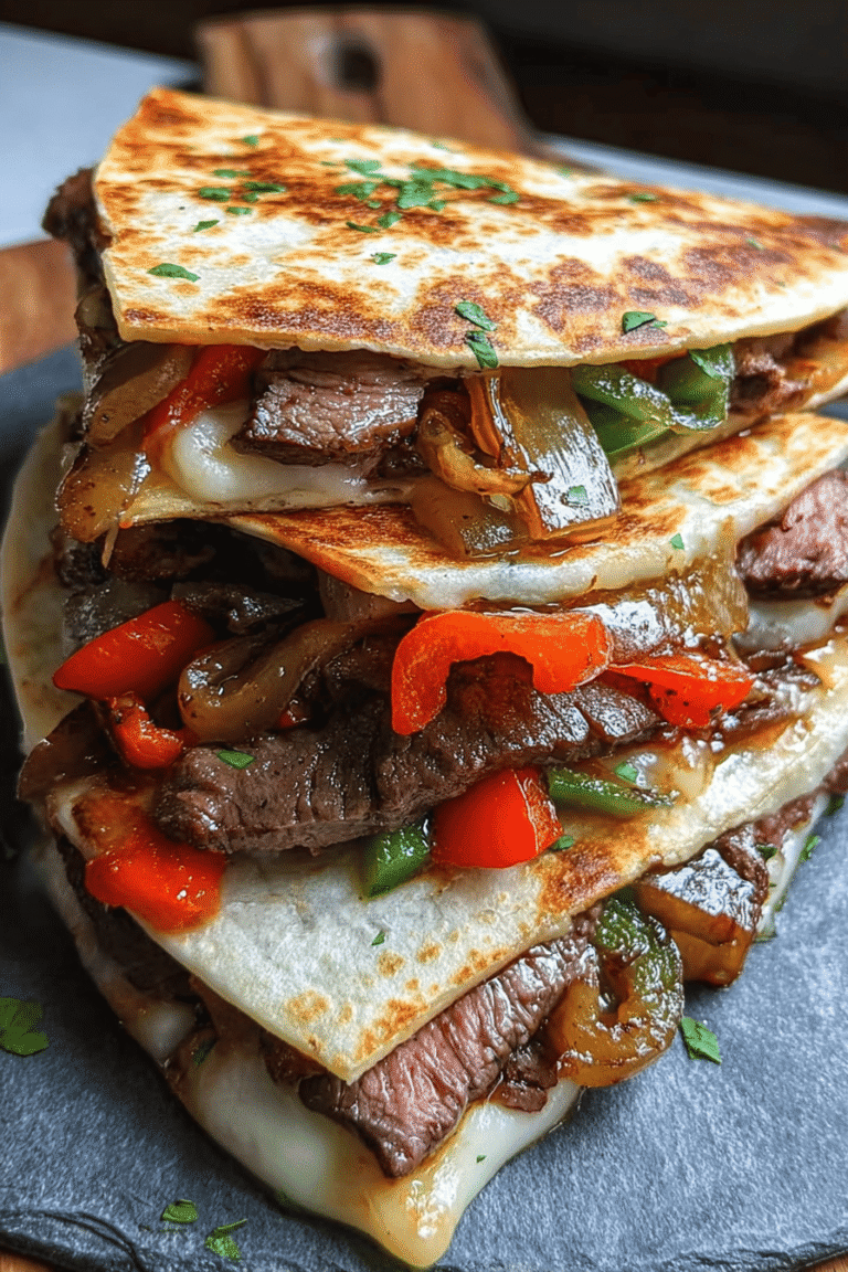 Pepper Steak Cheesy Quesadillas 94.Png