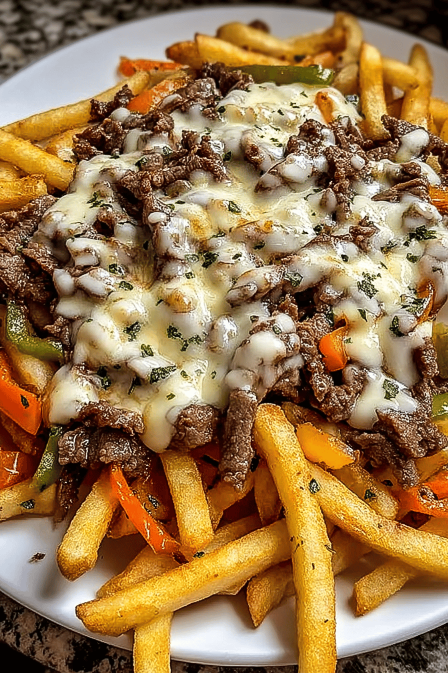 Philly Steak Cheese Fries