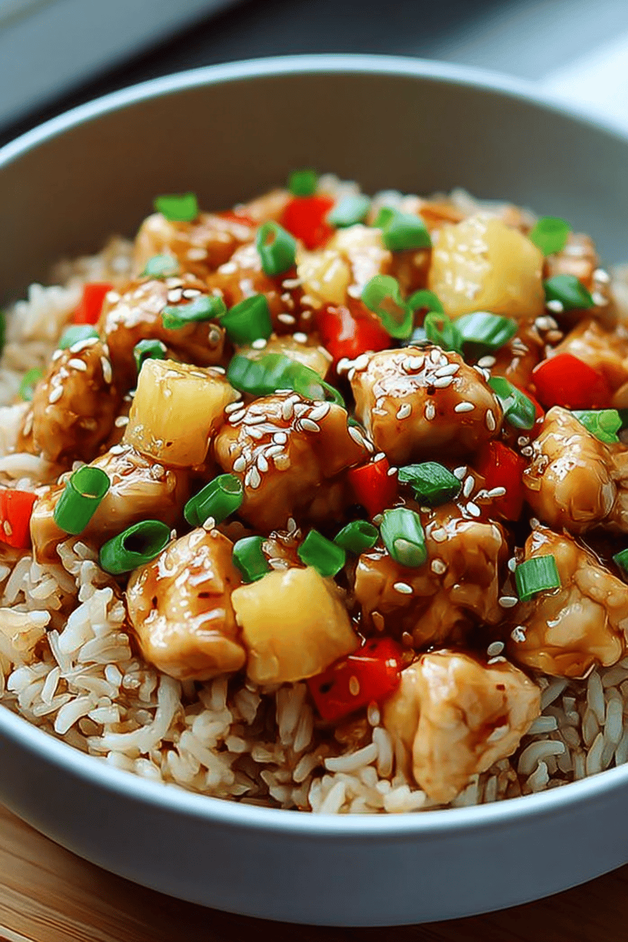 Pineapple Chicken Rice
