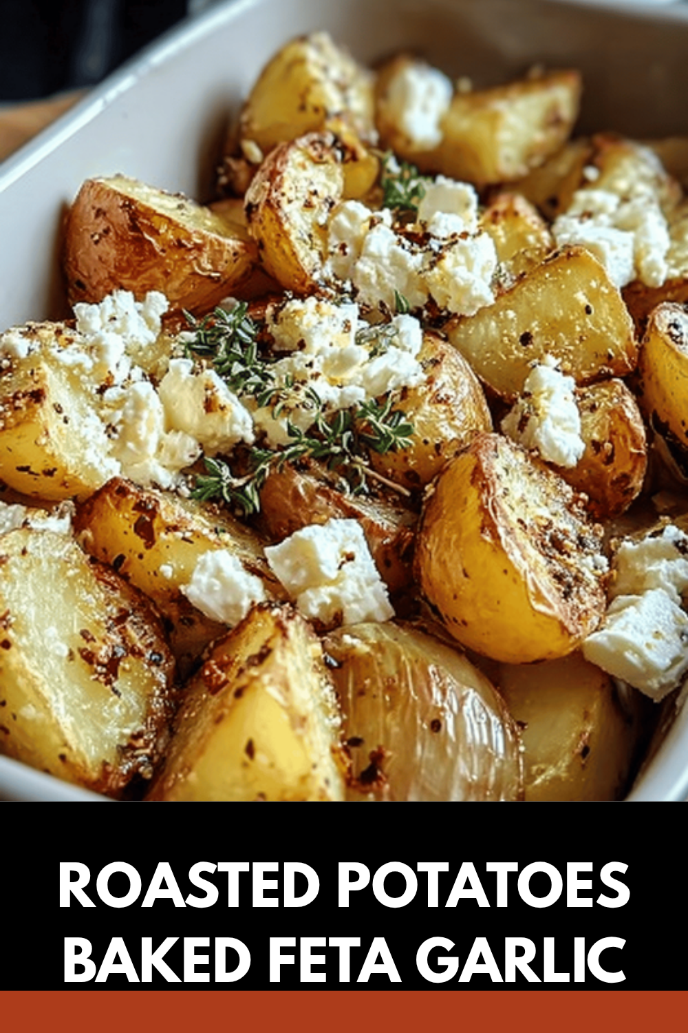 Roasted Potatoes Baked Feta Garlic