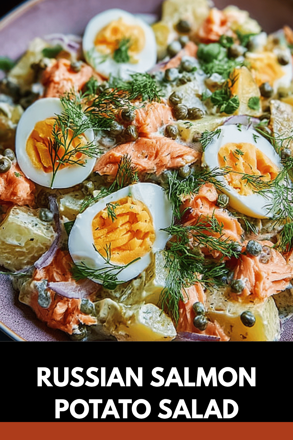 Russian Salmon Potato Salad