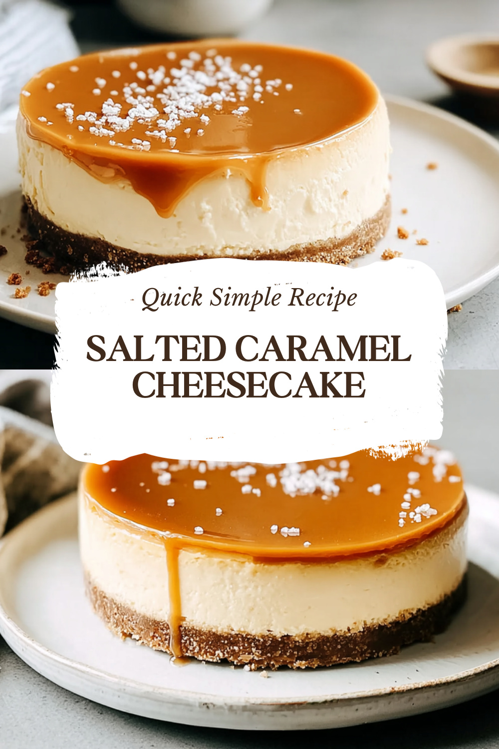 Salted Caramel Cheesecake