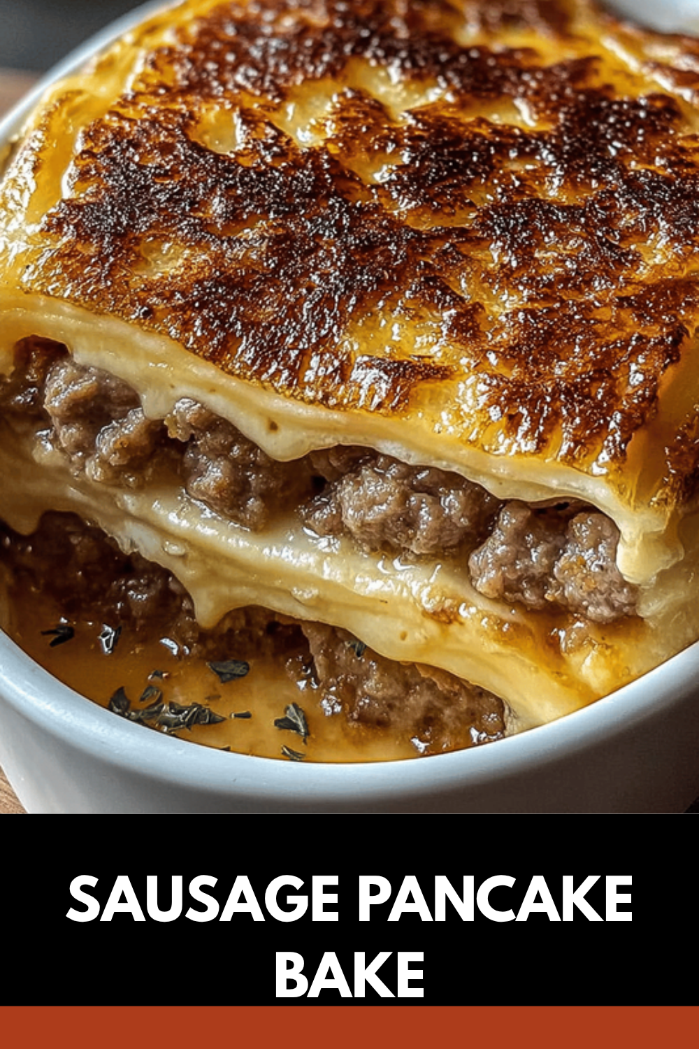 Sausage Pancake Casserole Recipe For Easy Breakfast Baking 7 Sausage Pancake Bake