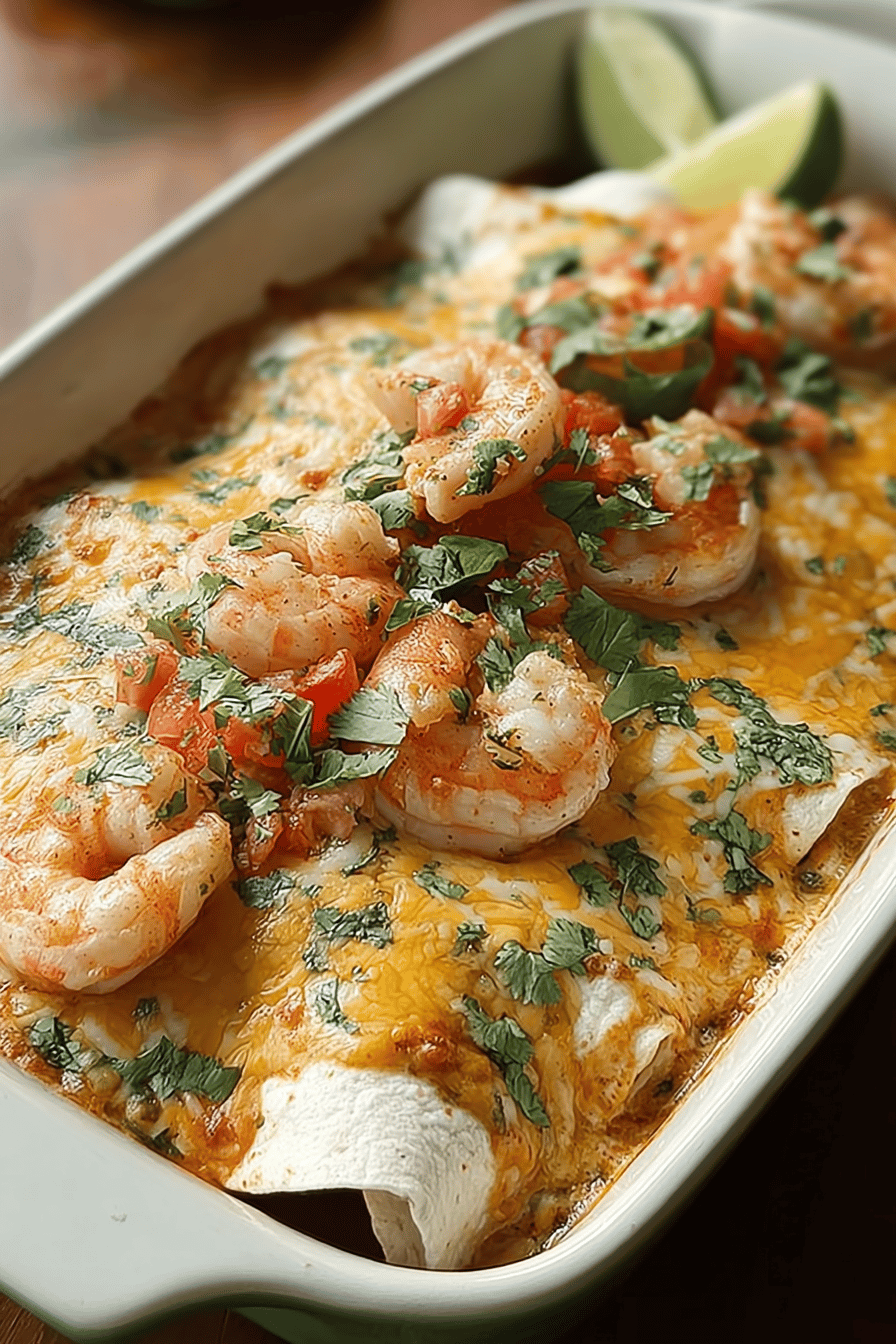 Shrimp Enchiladas