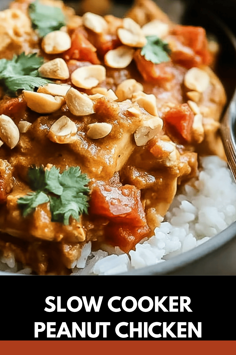Slow Cooker Peanut Chicken