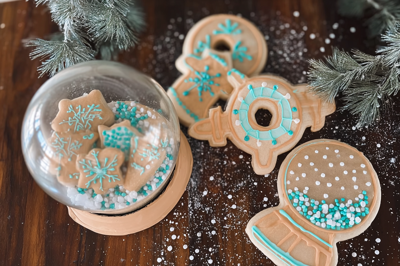 Snow Globe Sugar Cookies