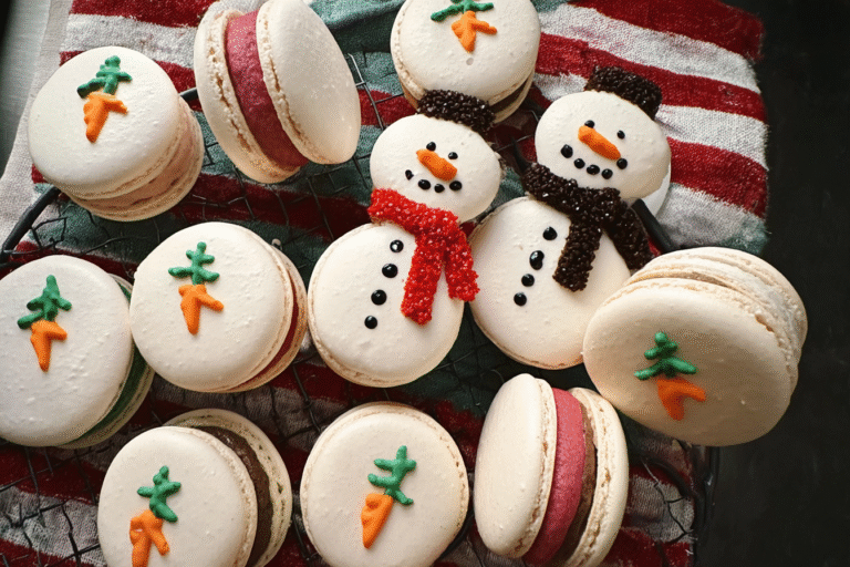Snowman Macarons 26.Png