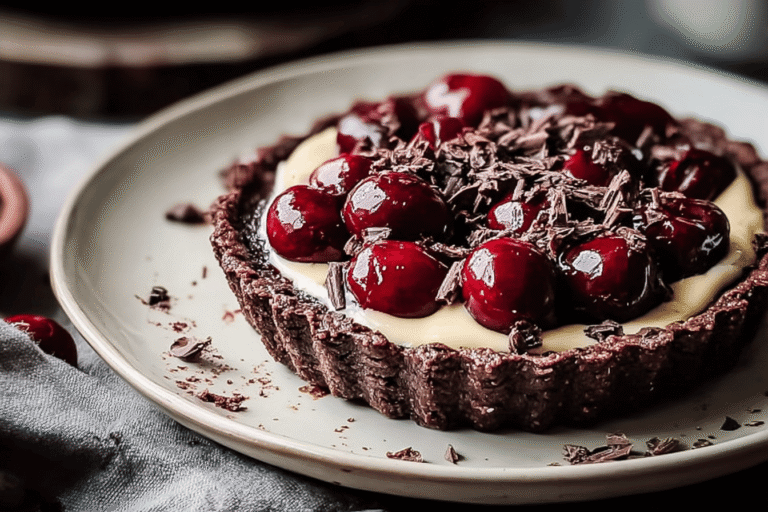 Sour Cherry Chocolate Tart 97.Png