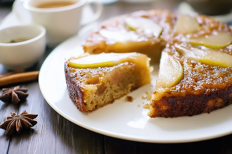 Spiced Pear Upside Down Cake 43.Png