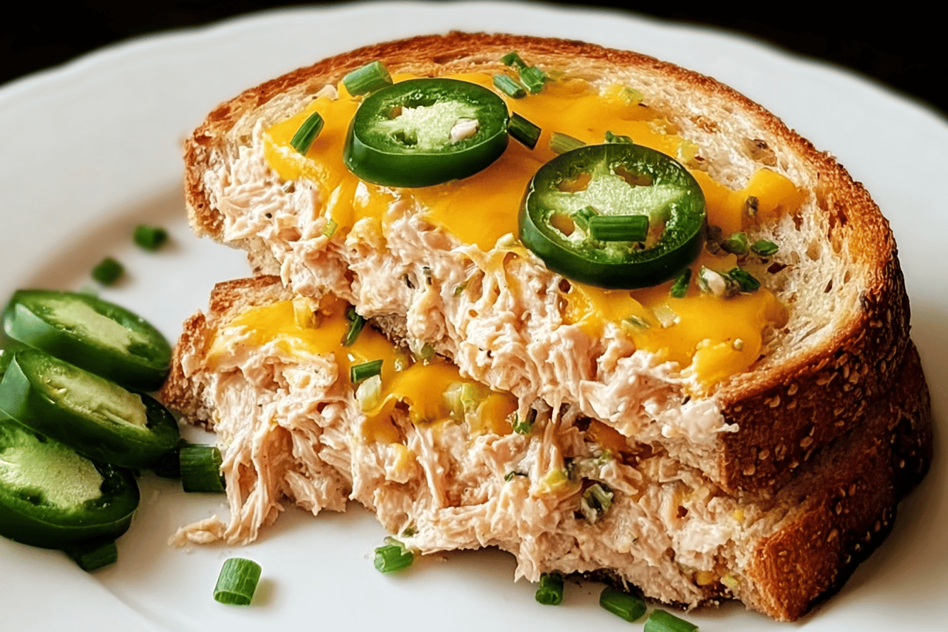 Spicy Jalapeño Cheddar Tuna Melt Recipe For Flavorful Sandwich 6 Spicy Jalapeno Tuna Melt