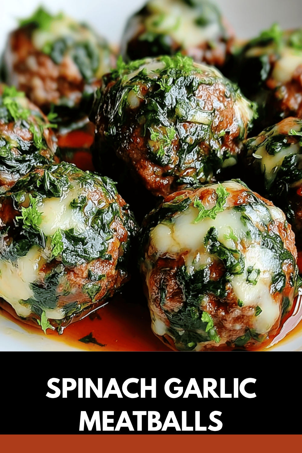 Spinach Garlic Meatballs