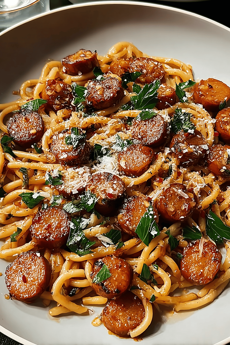 Sticky Honey Garlic Skillet