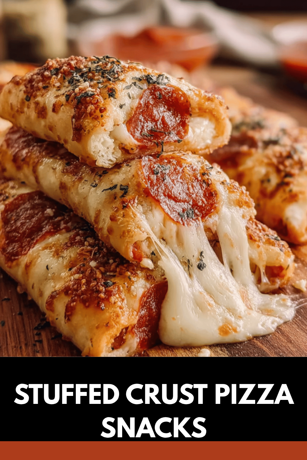 Stuffed Crust Pizza Snacks