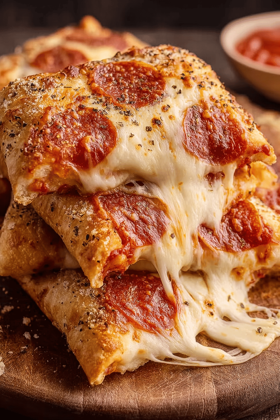Stuffed Crust Pizza Snacks