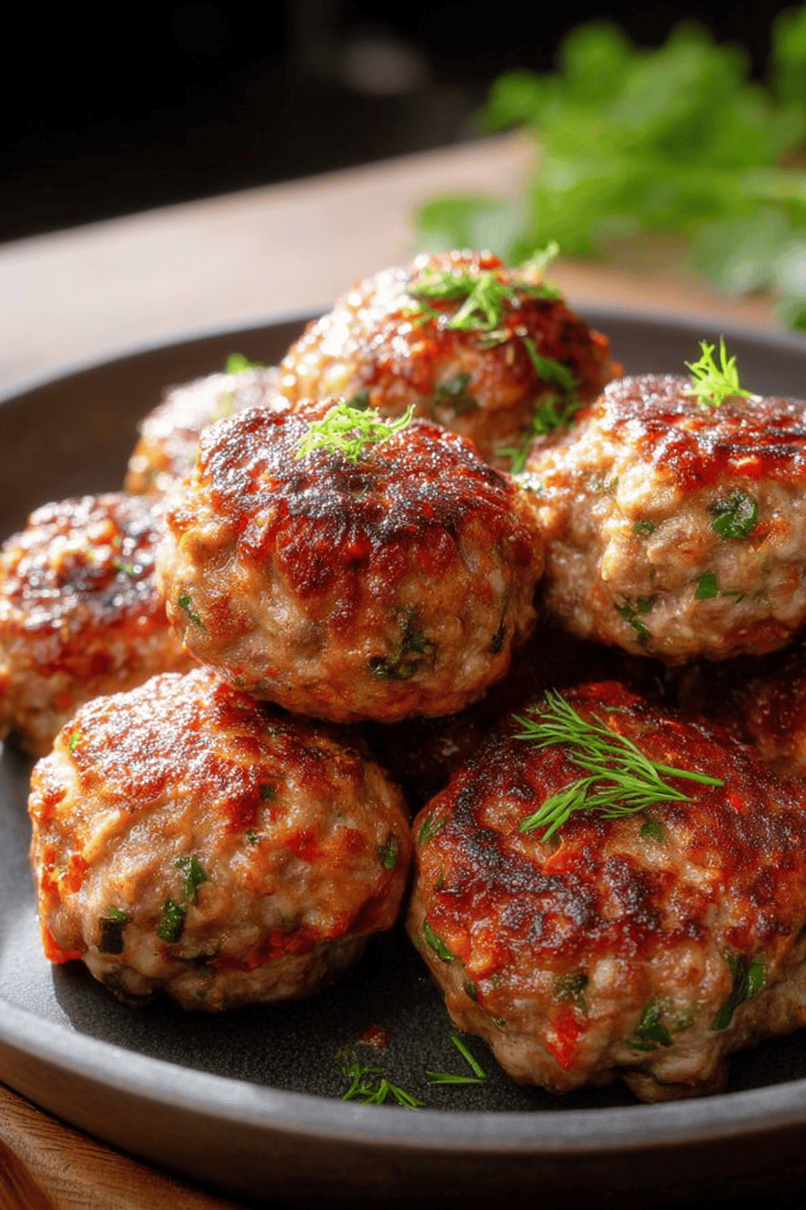 Mozzarella Stuffed Meatballs Recipe With Savory Italian Flavors 6 Stuffed Meatballs
