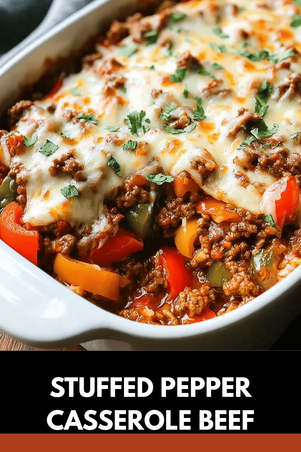 Stuffed Pepper Casserole Beef