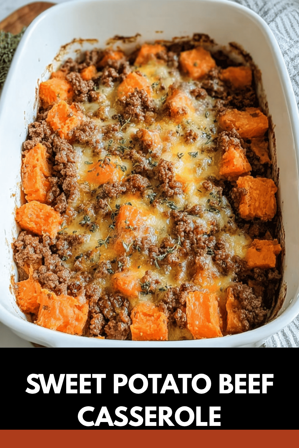 Sweet Potato Beef Casserole