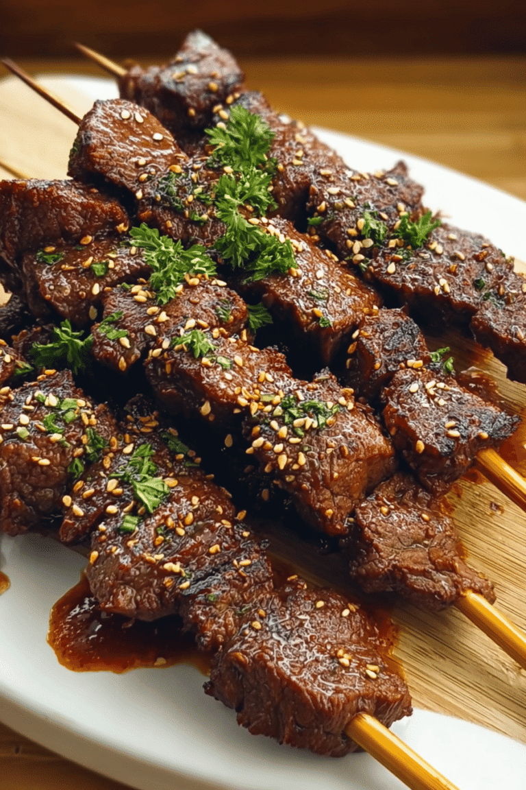 Teriyaki Sesame Beef Skewers 80.Png