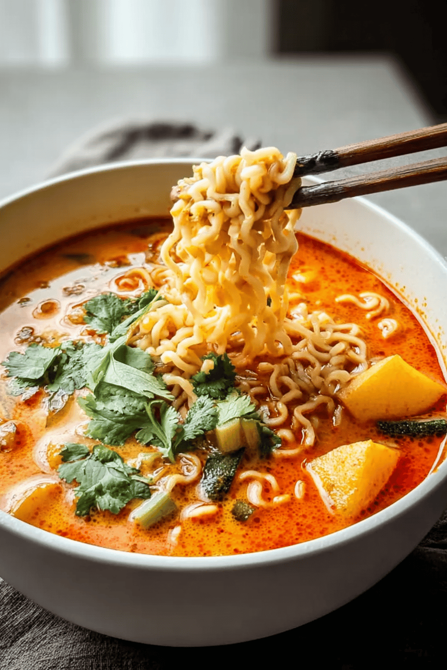 Thai Red Curry Soup