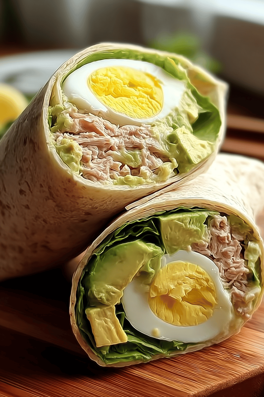 Avocado Tuna Egg Salad Recipe For A Fresh Protein-Packed Meal 6 Tuna Avocado Egg Wrap