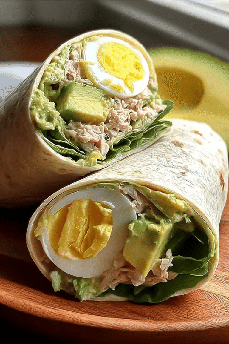 Tuna Avocado Egg Wrap 95.Png